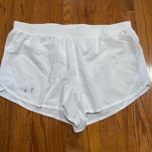 UA White Womans Shorts